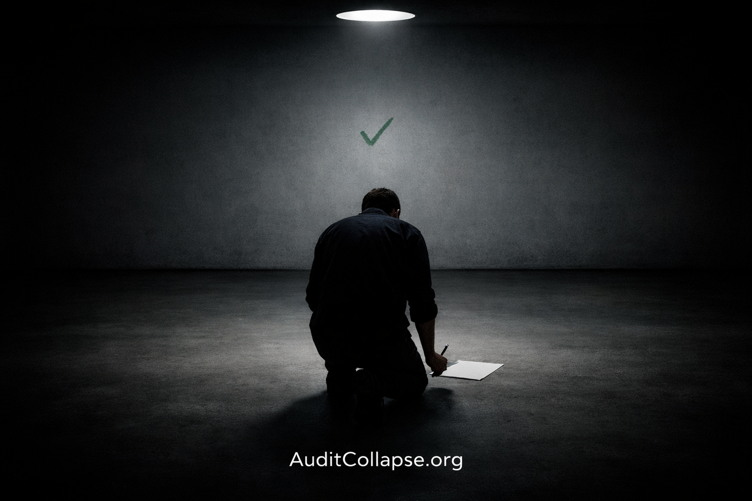 auditor alone without AI assistance reconstructing knowledge in isolation illustrating audit independence and reconstruction requirement